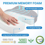 TushGuard Office/Car Seat Cushion, Non-Slip Sciatica & Back Coccyx Tailbone - Image 3