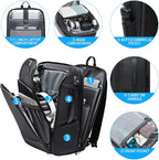 BANGE 45L Expandable Travel Backpacks, Weekender Carry On Backpack, Flight - Image 2
