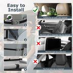 Car Backseat Organizer with table Tray, 9 Storage Pockets Backseat Car - Image 8