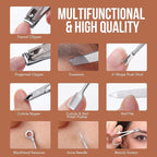 FAMILIFE Manicure Set, Nail Clippers Pedicure Tool, Nail Kit - Image 3