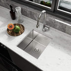 TORVA 13 x 15 Inch Undermount Kitchen Sink, Premium 304 Stainless Steel Bar Sink - Image 2