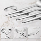 40-Piece Stainless Steel Flatware Set - Image 4