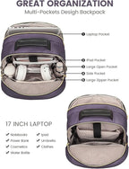 LOVEVOOK Laptop Backpack for Women, Large Capacity Travel Computer Work Bag - Image 3