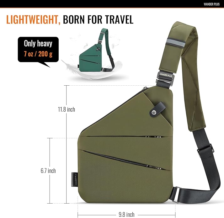 WANDER PLUS® Anti Theft Crossbody Travel Bag - Image 4