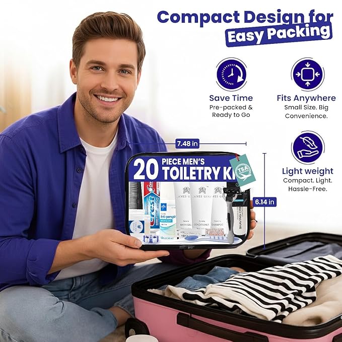 Trektote Travel Toiletry Kit For Men And Women – 20 Piece Set of Travel Size - Image 4
