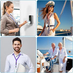 Cruise Ship Essentials, 8 Cruise Luggage Tag Holder, 4 Retractable Lanyards - Image 7
