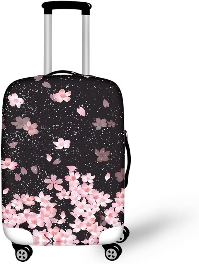 Cherry Blossom Luggage Covers Protector Elastic Trolley Baggage Case Fit 18-21 by Dremagia