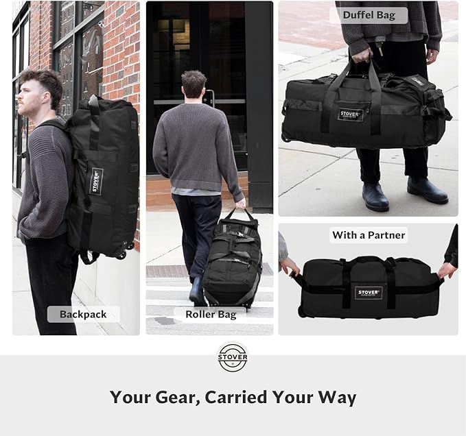 STOVER 80L Rolling Duffel Bag - Image 3