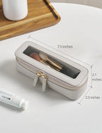Popvibe Clear Makeup Bag Travel Cosmetic Case Transparent Toiletry Bag - Image 5