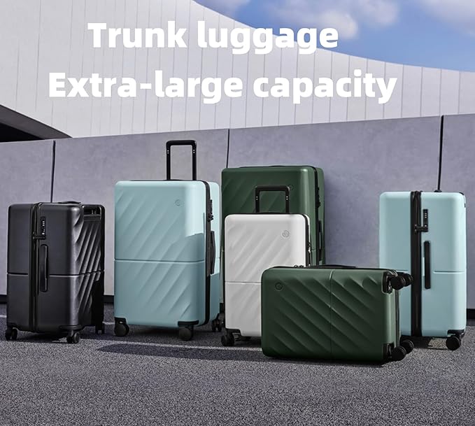 Trunk Luggage 24 Inch, Medium Checked Luggage - Image 9
