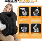 Inflatable Travel Pillow, Support Head, Used - Image 5