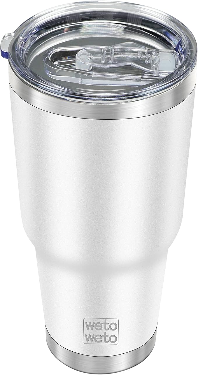 WETOWETO 30oz Tumbler, Stainless Steel Vacuum Insulated Water Coffee Tumbler Cup by Wetoweto