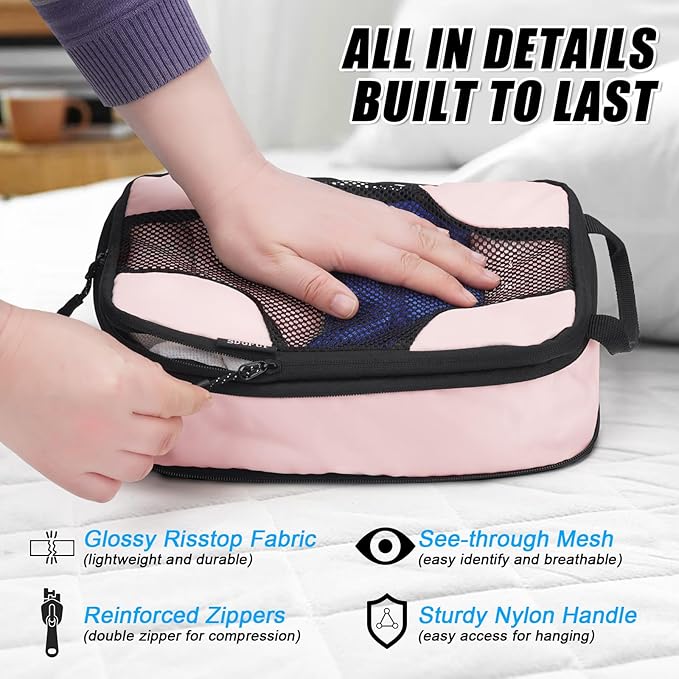 6 Set Compression Packing Cubes - Image 4