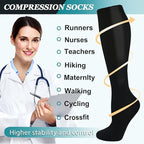 ACTINPUT 8 Pairs Compression Socks - Image 5