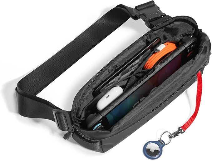 tomtoc Compact EDC Sling Bag, Minimalist Chest Shoulder Backpack Crossbody Bag - Image 3