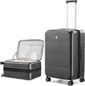Hanke Hardside Expandable Checked Luggage, 24 Inch Top Opening Trunk Luggages by Hanke