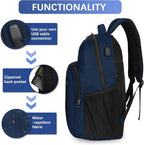 LARIPOP Extra Large Backpack, 17.3 Inch Business Laptop backpack - Image 4