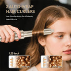 DORISILK 8 in 1 Hair Styler & Hair Dryer Brush Blow Dryer, 110,000 RPM High-Speed Hot Brush Styler Auto Wrap Curlers, Frizz-Free Ionic for Straightening Curling Volumizing Fast Drying, Champagne Gold