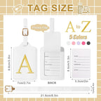 Personalized Initial Luggage Tags - Image 2