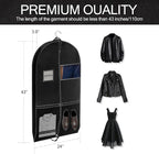 43" Garment Bag for Travel and Storage, Suit Bag - Image 3