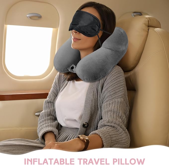 Sintuff 2 Pack Inflatable Travel Pillow - Image 4