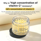 Deep Vita C Capsule Cream, Face Moisturizer with Niacinamide for Wrinkles, Firming, Skin Radiance, Refined Pores, 140g/4.9oz