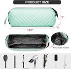 Hair Tools Travel Bag for Shark Flexstyle Dyson, Quilted Case Organizer Bag, Gift for Women Hair Accessories Storage Bag, Travel Hairdryer Portable Bag for Women, Teal
