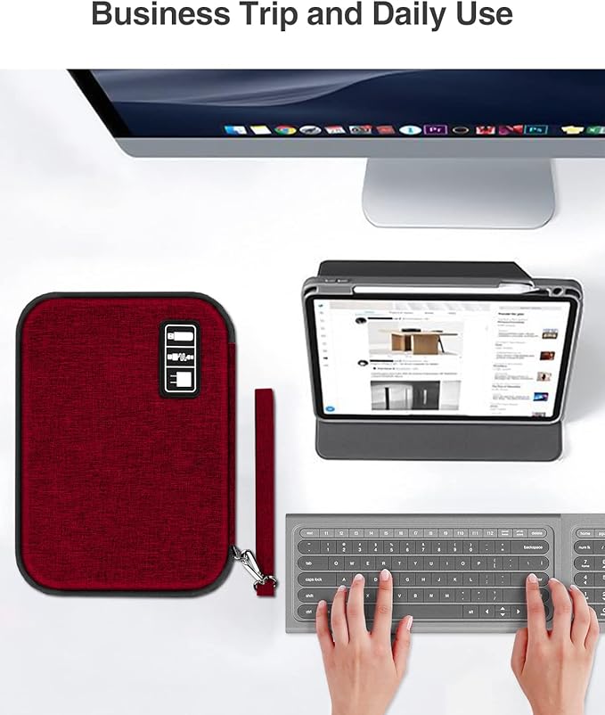 Luxtude Cord Organizer Travel, Cable Organizer Bag, Portable Electronics - Image 6