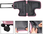 CNCEST 20" Kid's Ride-on Travel Suitcase, Rolling Luggage - Image 6