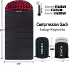 0 Degree Sleeping Bag 100% Cotton Flannel XXL - Image 2