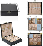 2-layer jewelry box，Jewelry Organizer - Image 3