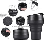 Collapsible Coffee Cup, 2 Pack 20 OZ 600ml Silicone Travel Folding Cup - Image 4