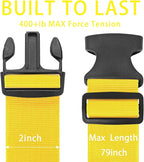 BILIONE 4 Pack Luggage Straps 79" Long Belts Keep Suitcase Secure While - Image 2