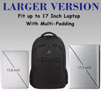 MATEIN Extra Large Backpack, 17 Inch Travel Laptop Backpack - Image 3