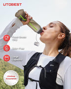 UTOBEST 500ml Soft Flask, 2 Pack Flexible TPU Hydration Water Bottle, - Image 2