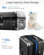 Trunk Luggage, Expandable PC Hard Shell Large Checked 28 Inch Suitcase - Image 3