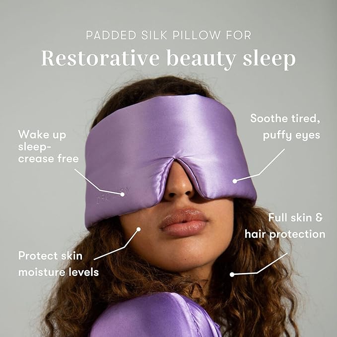 DROWSY Silk Sleep Mask. Face-Hugging, Padded Silk Cocoon - Image 3
