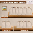 LFH Home Large Premium 100% Cotton Canvas Laundry Bag - Image 9