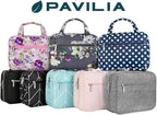 PAVILIA Hanging Toiletry Bag Travel Bag Women Men, Foldable Cosmetic Organizer - Image 9