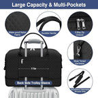 Weekender Bag for Women, Travel Duffel Bag Carry On Overnight Bag - Image 5