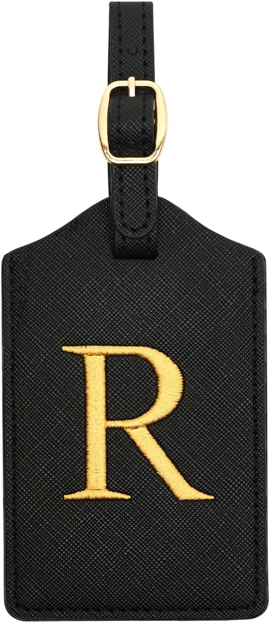 Luggage Tag PU Leather for Suitcase Baggage Handbag Travel Bag Label Suitcase by CHOIEO
