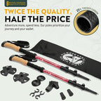 100% Carbon Fiber Trekking Poles by USA Brand - Image 2