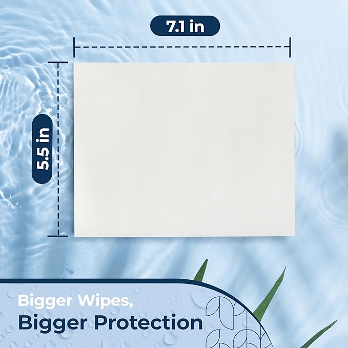 Large Alcohol Wipes 75% Unscented Hand Sanitizing Wipes Alcohol Wipes - Image 2
