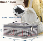 FlowFly Small Insulated Lunch box Portable Soft Bag Mini Cooler Thermal Meal - Image 4
