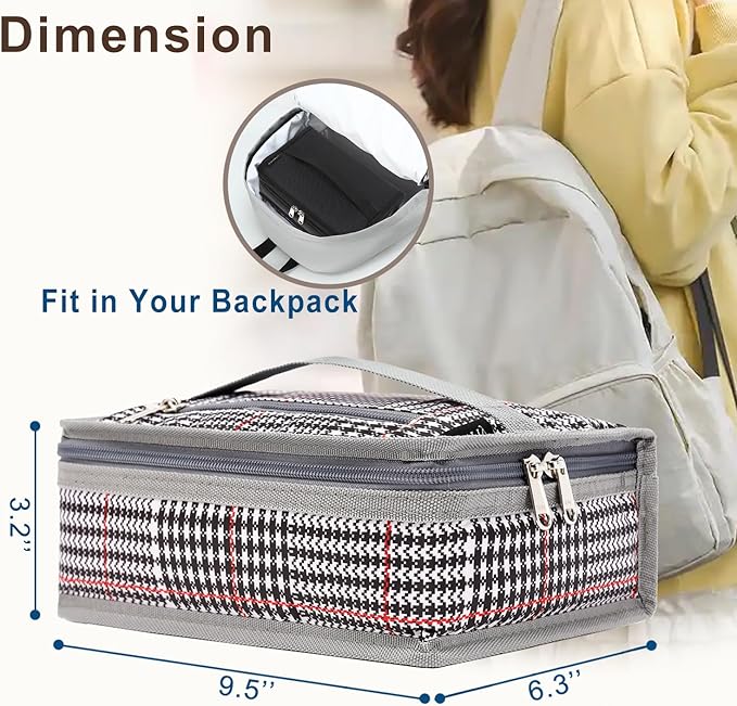 FlowFly Small Insulated Lunch box Portable Soft Bag Mini Cooler Thermal Meal - Image 4