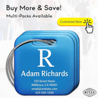 Customized Stainless Steel Luggage Tags: Personalize Your Suitcases, and Bags - Image 2