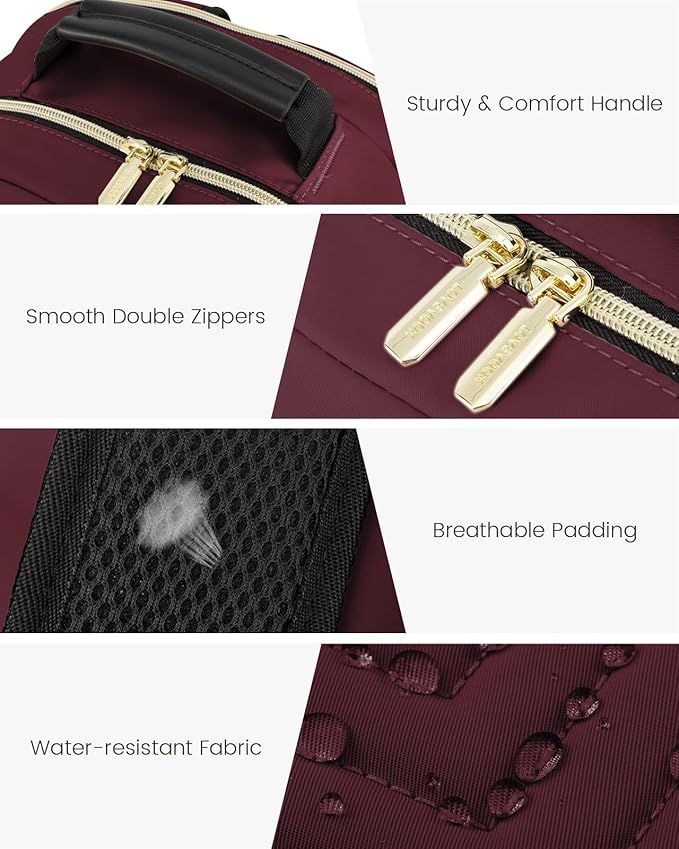 LOVEVOOK Laptop Backpack Purse for Women, Work Business Travel Computer Bags - Image 9