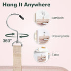 Wedama Toiletry Bag for Women, Large Cosmetic Travel Bag, Hanging Toiletry Bag - Image 4