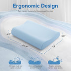 AM AEROMAX Firm Contour Memory Foam Pillow, Cervical Pillow - Image 3