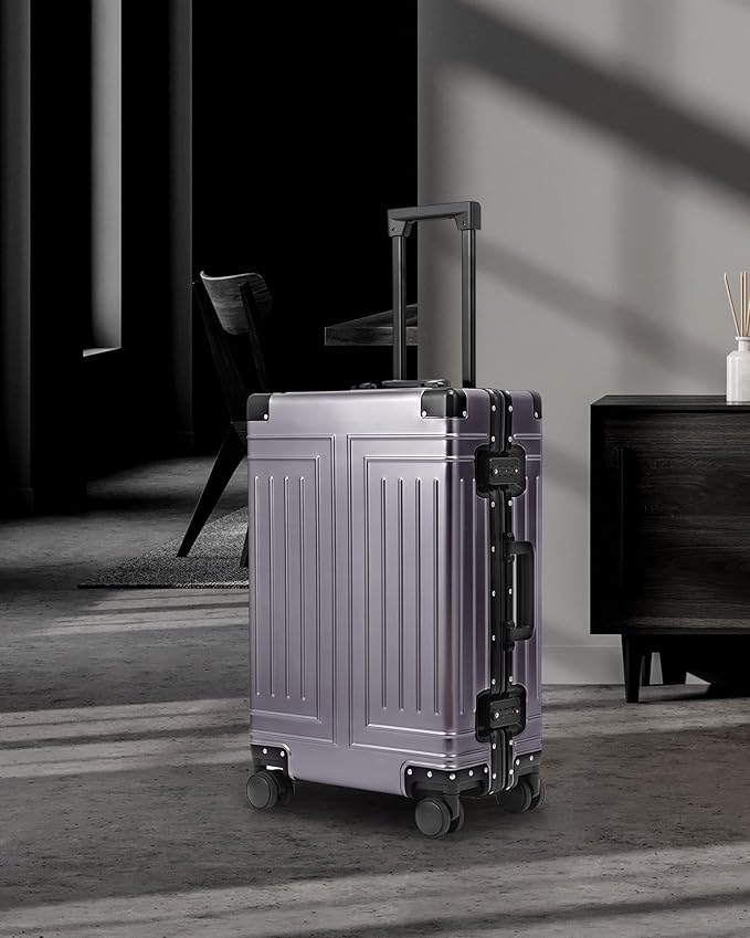 All Aluminum Carry On Luggage，Cut from Whole Aluminum Sheet，22x14x9 Airline - Image 3